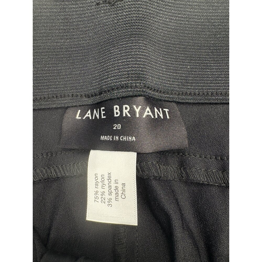 Lane Bryant Plus Size 20 Black Straight Leg Dress Pants - Picture 4 of 11